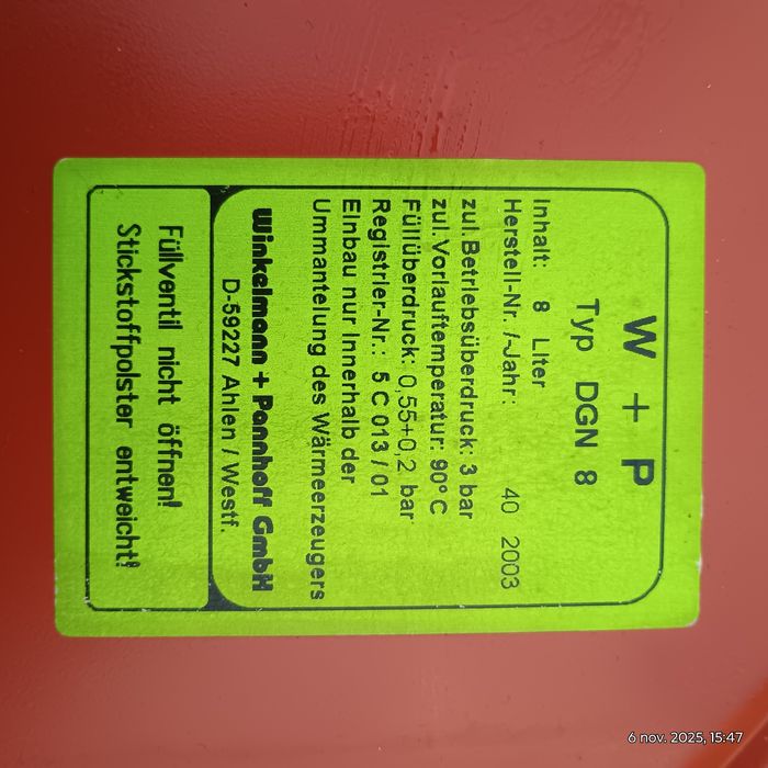 Piese centrală Junkers model Euroline