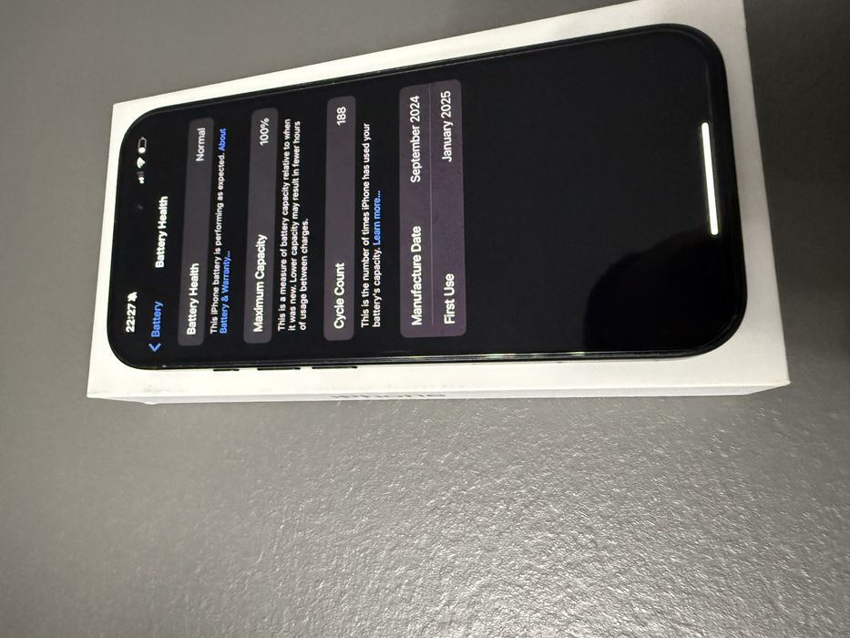 Iphone 16 128gb  nota 10/10 Baterie100%