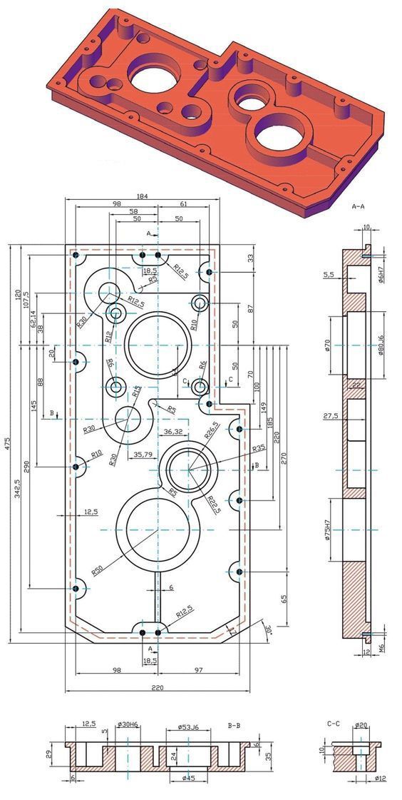 2д 3д моделирование AutoCad Автокад чертеж визуализация дизайн схема