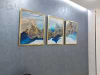 Абстрактные картины интерерные картины + роспись стен любых размеров н