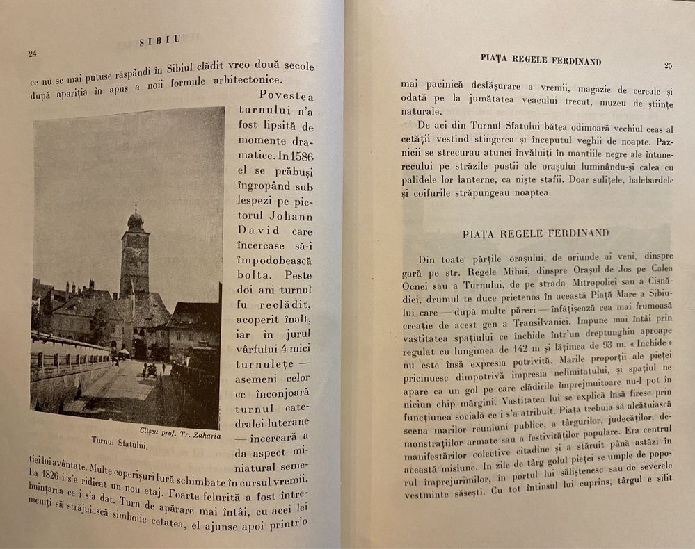 Carte bibliografica Sibiu, Alexandru Dima 1940