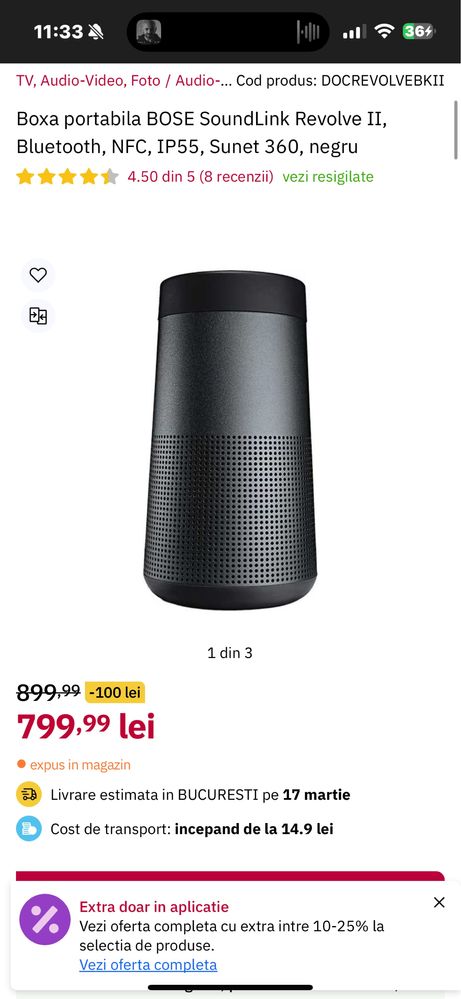 BOSE SoundLink Revolve II