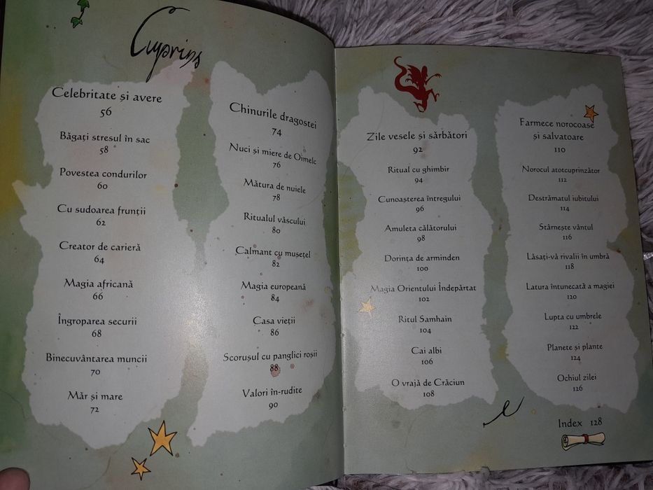 Rara Carte de vraji ritualuri grafica deosebita imagini color colectie