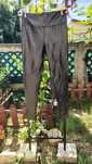 Colanti stretch XL, piele ecologica, negru, Lady Hurrem