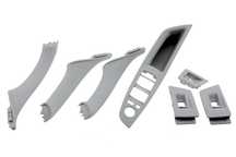 Set manere usa fata interior Bmw Seria 5 F10, F11 2009-, Gri-7 Piese, NTY EWS-BM-055