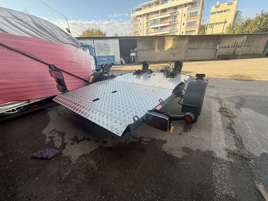 Lorries MT2 , Remorca pentru 2 motociclete liftabila, pliabila,750 kg