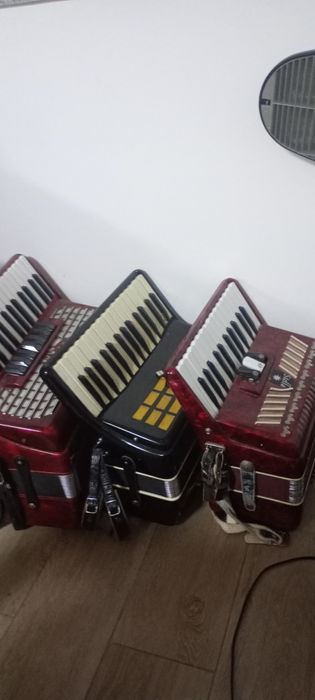 vând 3 Acordioane 1 adulți 2 de copii