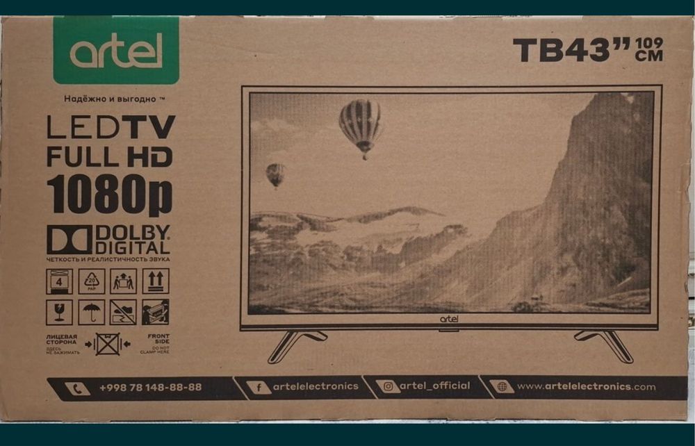 Artel 43H3502 4k         /televizor/телевизор/arzon/дёшево
