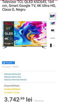 TCL 65 inch 4k QLED