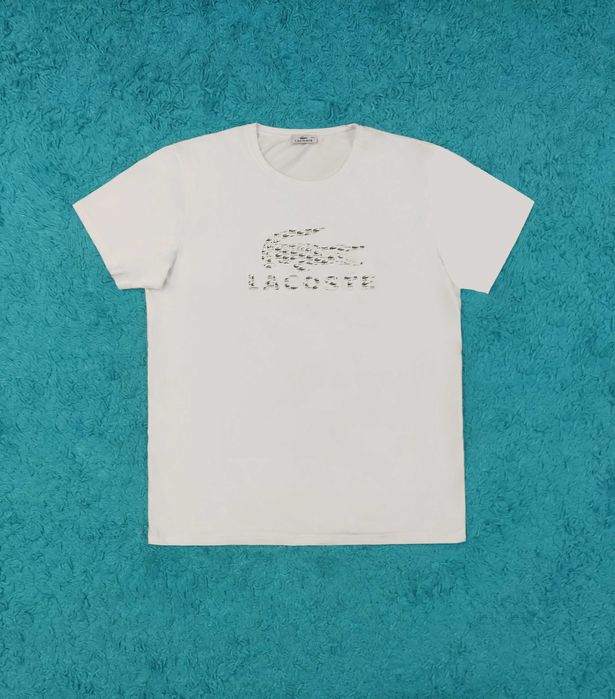 Tricou Lacoste - Pearl White