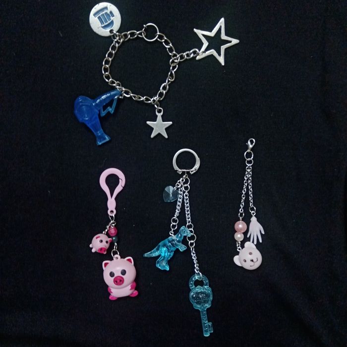 Подвески и браслет ручной работы