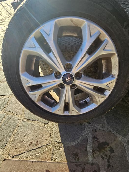 Roți aliaj originale i Ford r17 cu anvelope 225 50 17