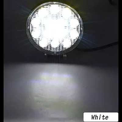 Proiector LED auto offroad 48W 12V-24V 3520 lumenI patrat / rotund