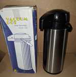 Termos cu pompa, inox, capacitate 2 L.