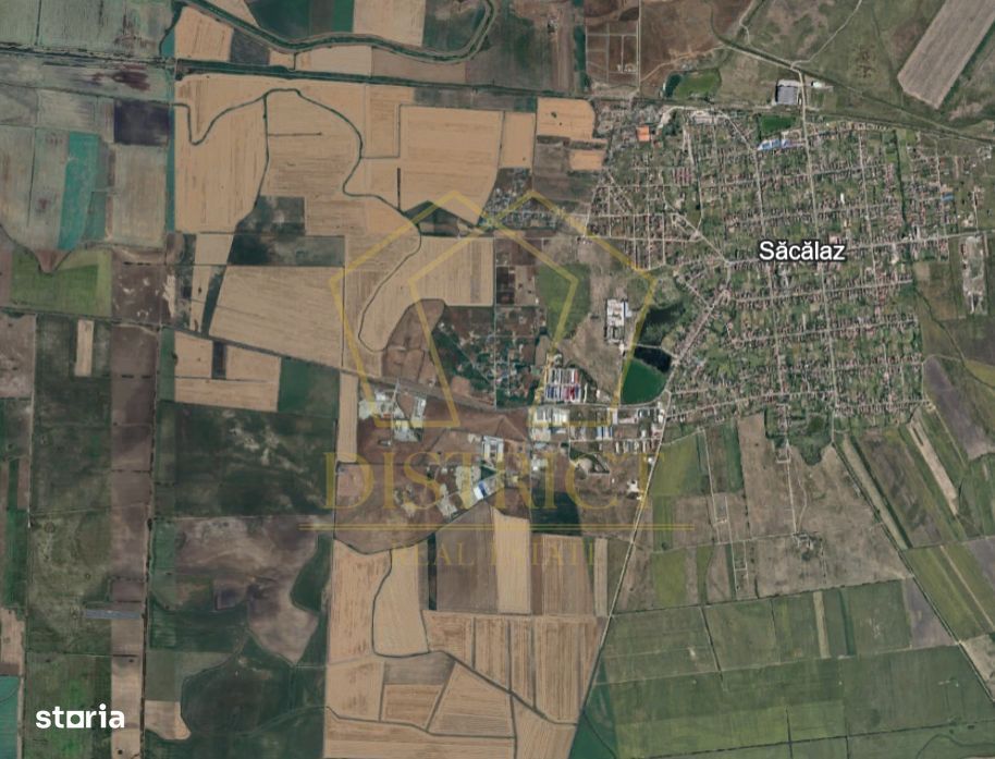 Teren extravilan la DN pentru PUZ | Sacalaz