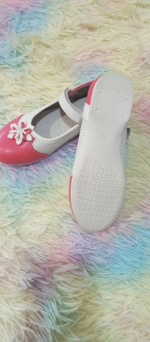 2 perechi Încălțăminte copii  - Balerini din piele , fetiță origine P