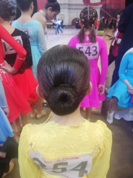 Costum de dans sportiv modern fetița 5-7 ani