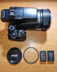 Aparat Nikon Coolpix P1000 - Zoom 125 X - 2 Baterii,filtru UV