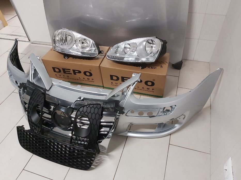 Fata Completa VW Golf 5 V GTi 2004-2008 LA7W Gri Capota+Bara+Far+Grila