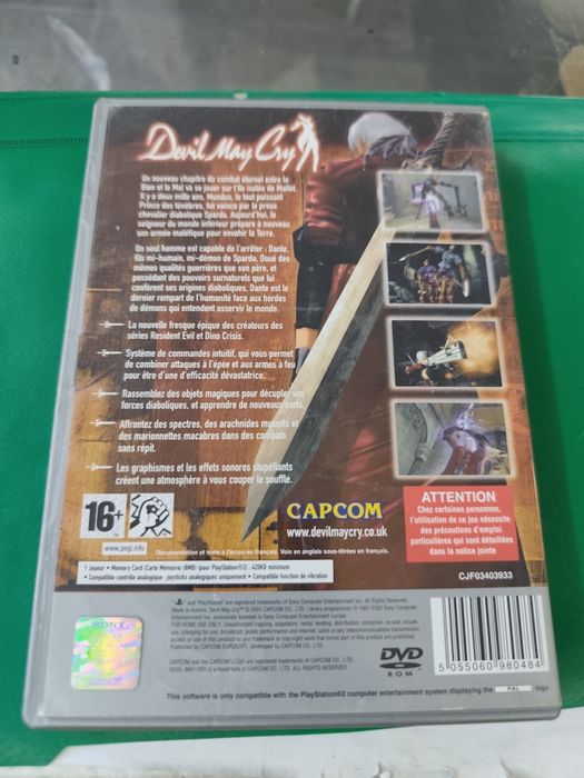 Игра за пс2 devil may cry sony playstation ps2