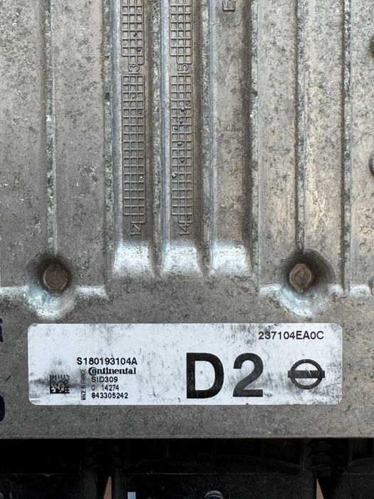 Calculator motor Nissan Qashqai 1.5 dci 237104EA0C S180193104A SID309