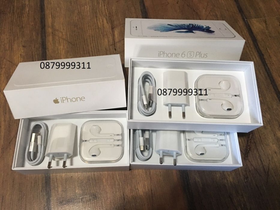Оригинален адаптер и кабел за iPhone 5 5s SE 6 plus 6s 7 8 X 11 XS