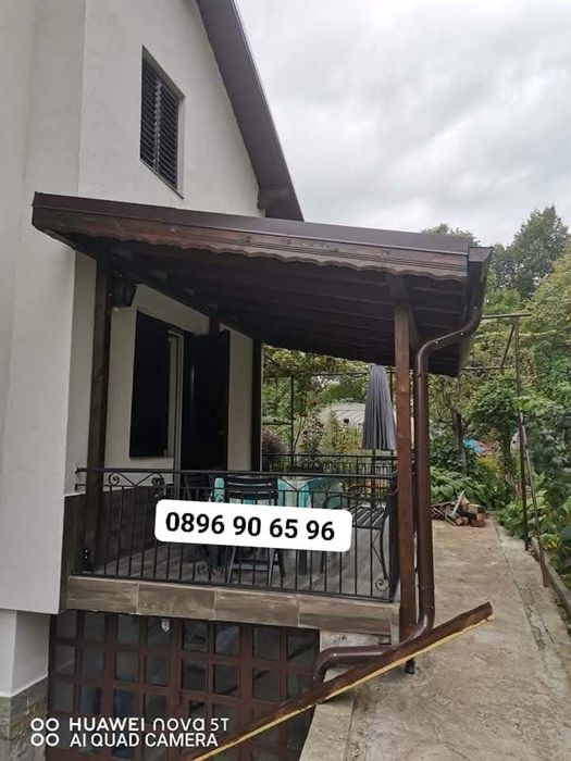 Изграждане на дървени навеси/Дървени навеси за тераса