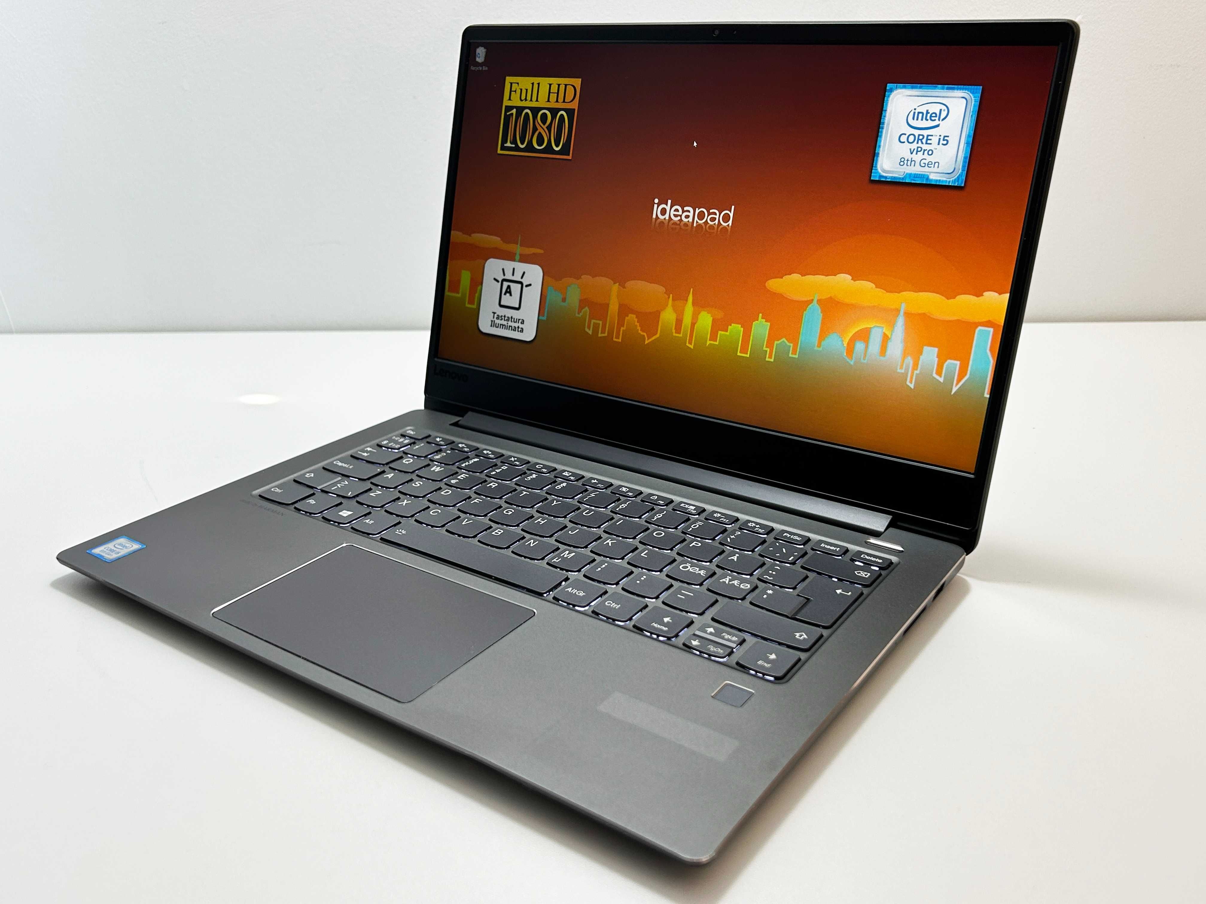 Laptop Lenovo IdeaPad i5 8th FHD SSD ultraslim portabil Harman Kardon