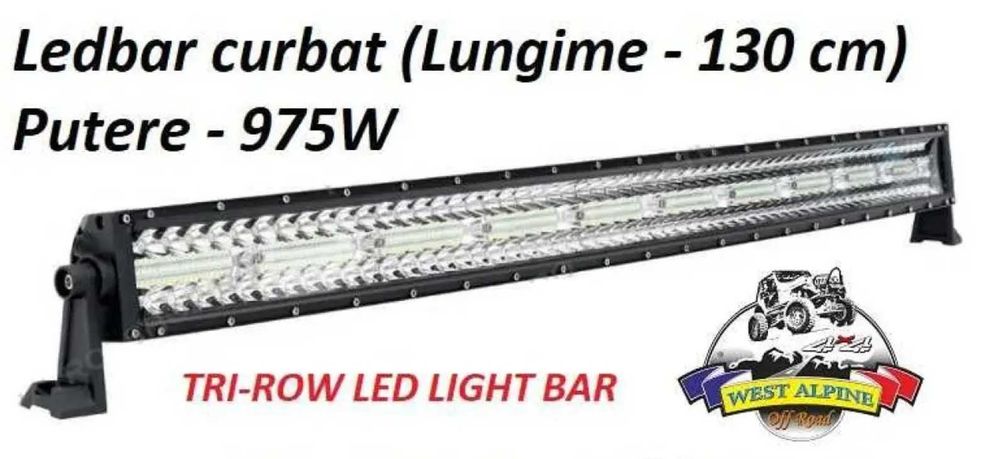 Led bar auto CURBAT 130 cm 975W Spot & Flood Combo Beam