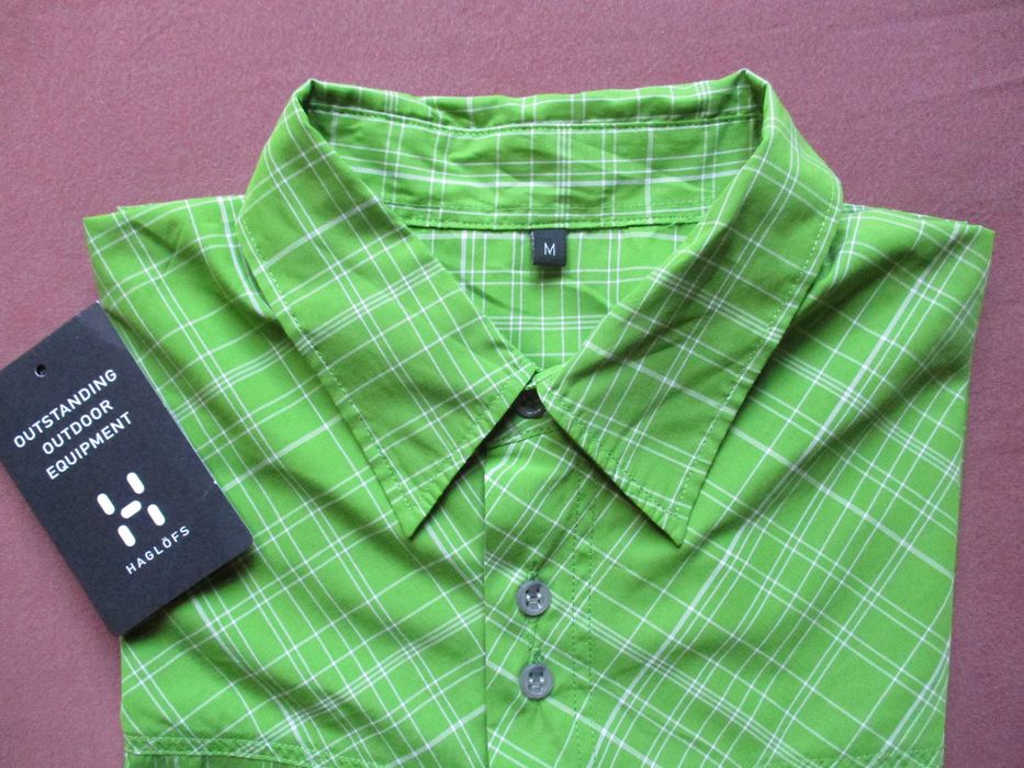 Cămașă Haglöfs Climatic Green Shirt, mânecă scurtă, unisex, mărimea M