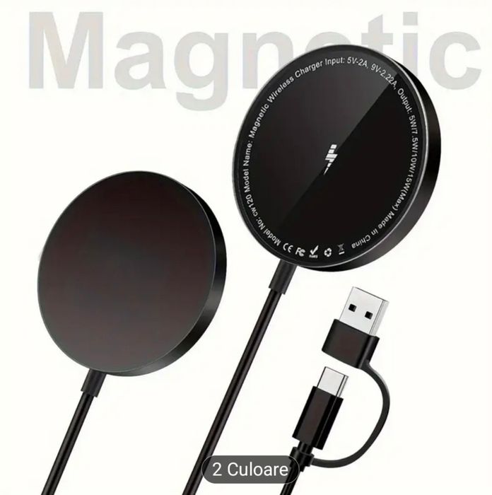 Încărcător fără fir cu magnet Iphone(Cumperi 2 Primești Unul GRATIS)