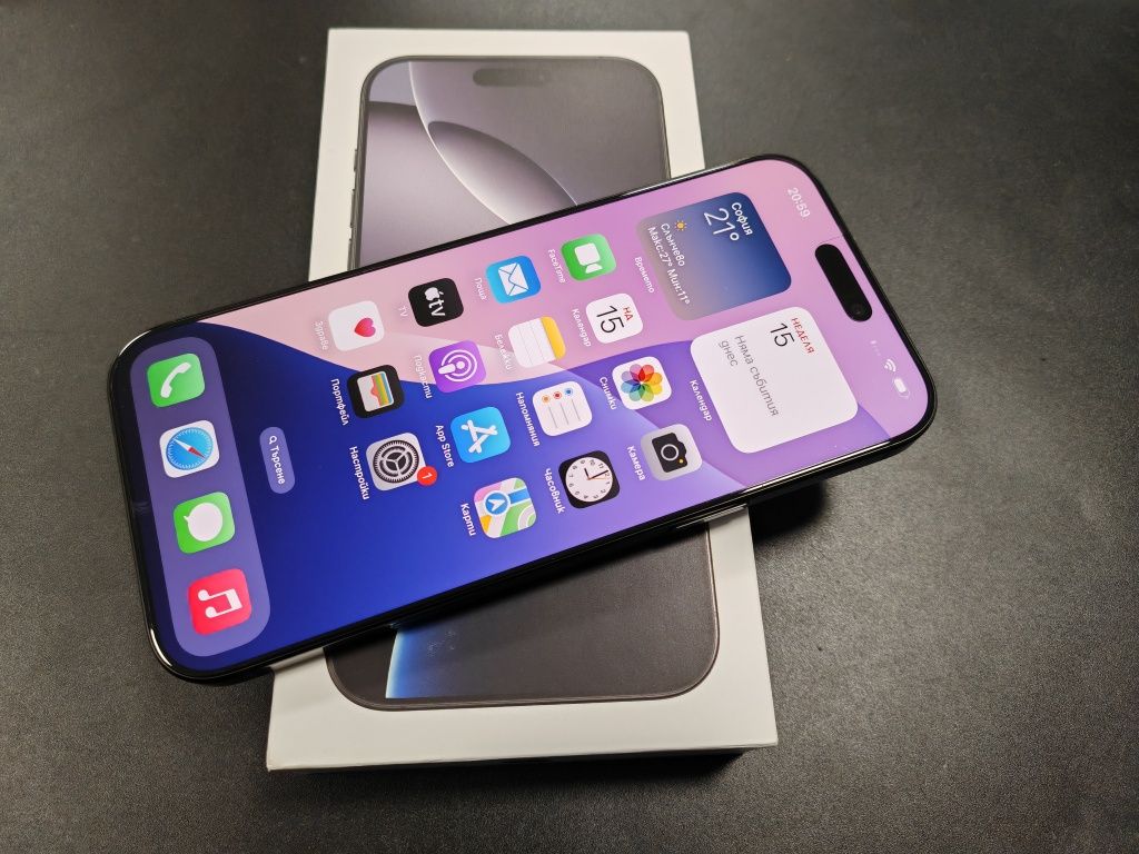 Нов IPhone 16 Pro Max 256 GB Black Гаранция