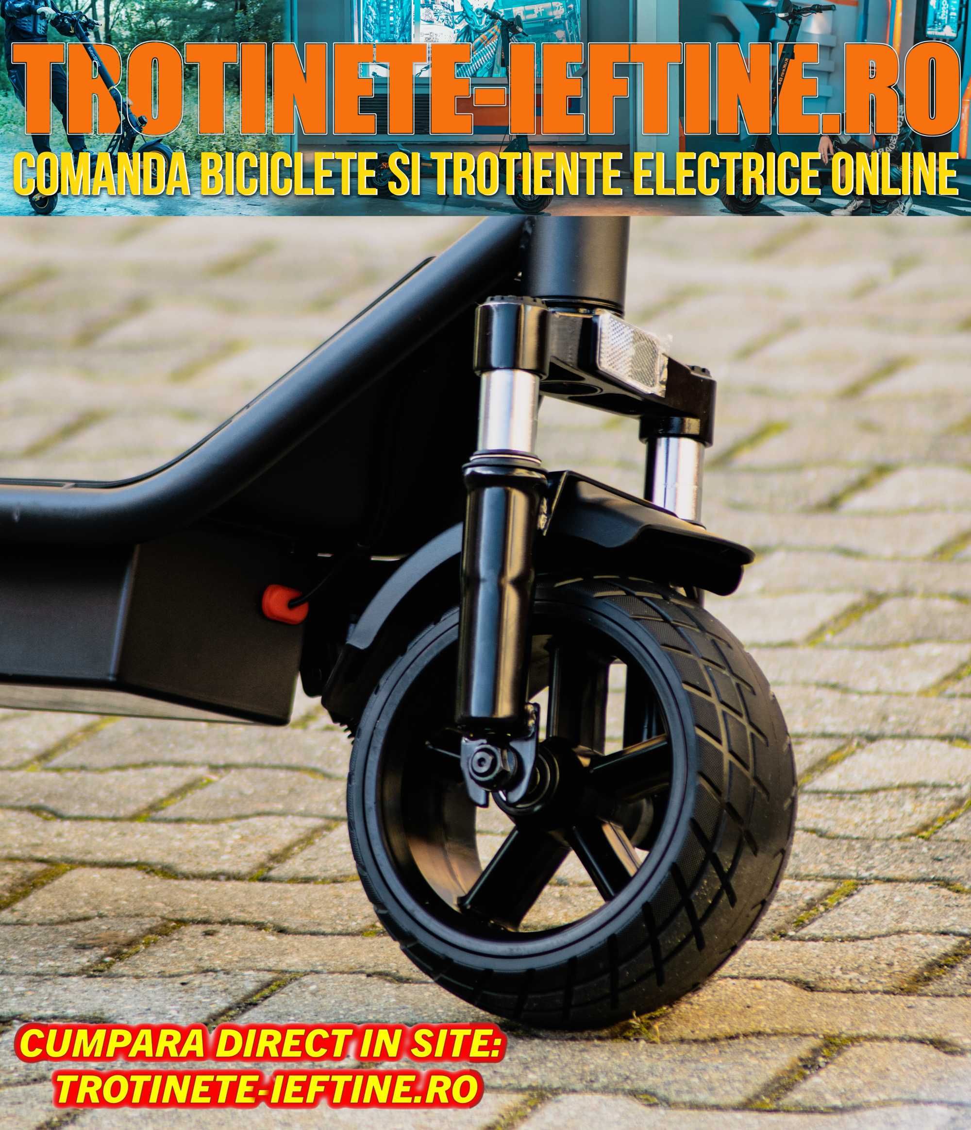 Trotineta Electrica S4 - Roti Late 9 Inch, 15Ah, 40 Km/h