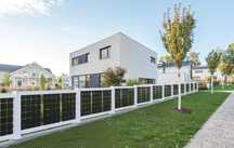 Gard fotovoltaic din sticla - energie gratis
