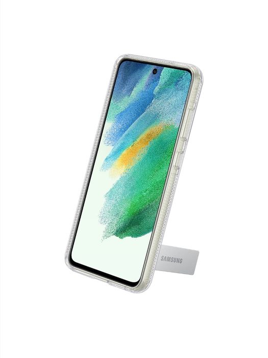 Husa originala Samsung Clear Standing Cover Galaxy S21 FE 5G G990