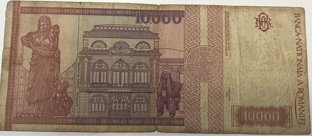 Vand 2 bancnote de 10000 lei, an 1994, iesite din circulatie