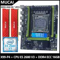 Комплект дъно, процесор 12/24 ядра и РАМ памет (16GB DDR4)