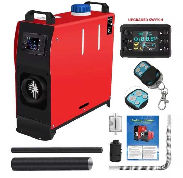 Суха преносима дизелова печка- 5KW 12/24V/220V с електронно управление