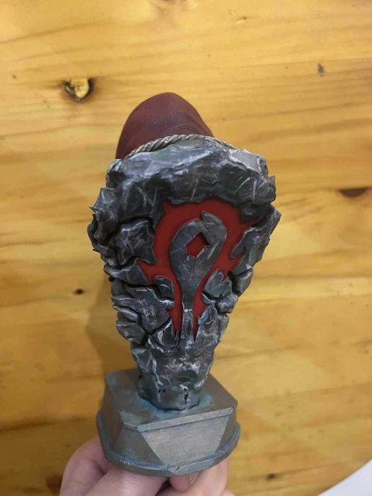 Bust Gul'dan World of Warcraft – 3D print pe rasina, pictat panual
