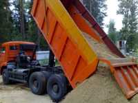 Продажа строительного песка с доставкой КамАЗ 15 000, Зил 10 000
87778