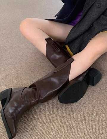 Казаки chocolate brown, размер 38 (стелька 24 см)