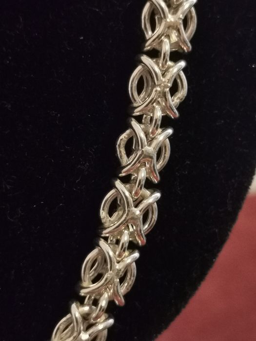 Set lanț și bratara argint 925 100 grame