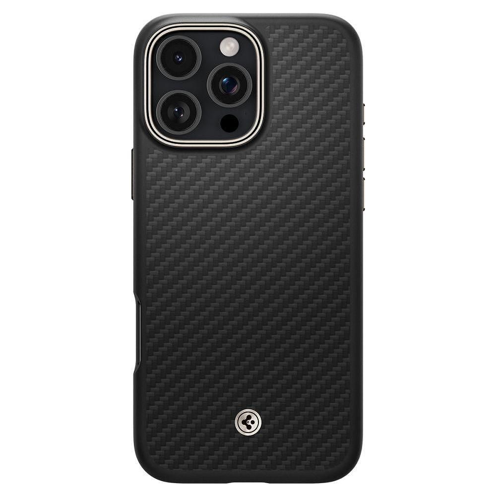 Кейс spigen enzo aramid mag magsafe за iphone 16 pro max - black/natur
