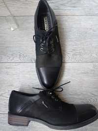 Нови естествени мъжки обувки 40 н-р, черни