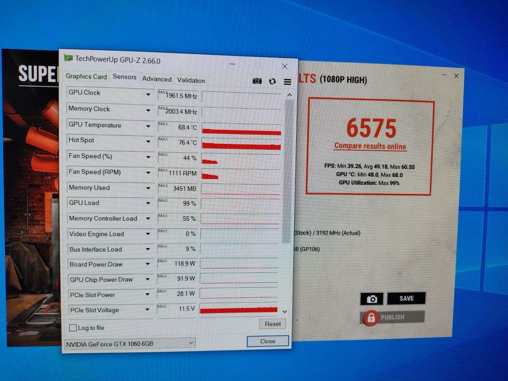 MSI Gaming GTX 1060 6GB - видеокарта