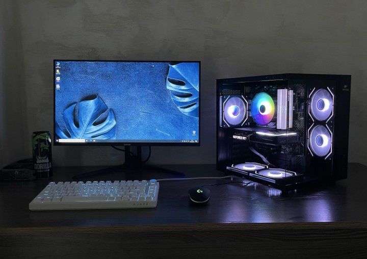 Новый Игровой Компьютер RTX 4060 ПК Системный Блок + Монитор