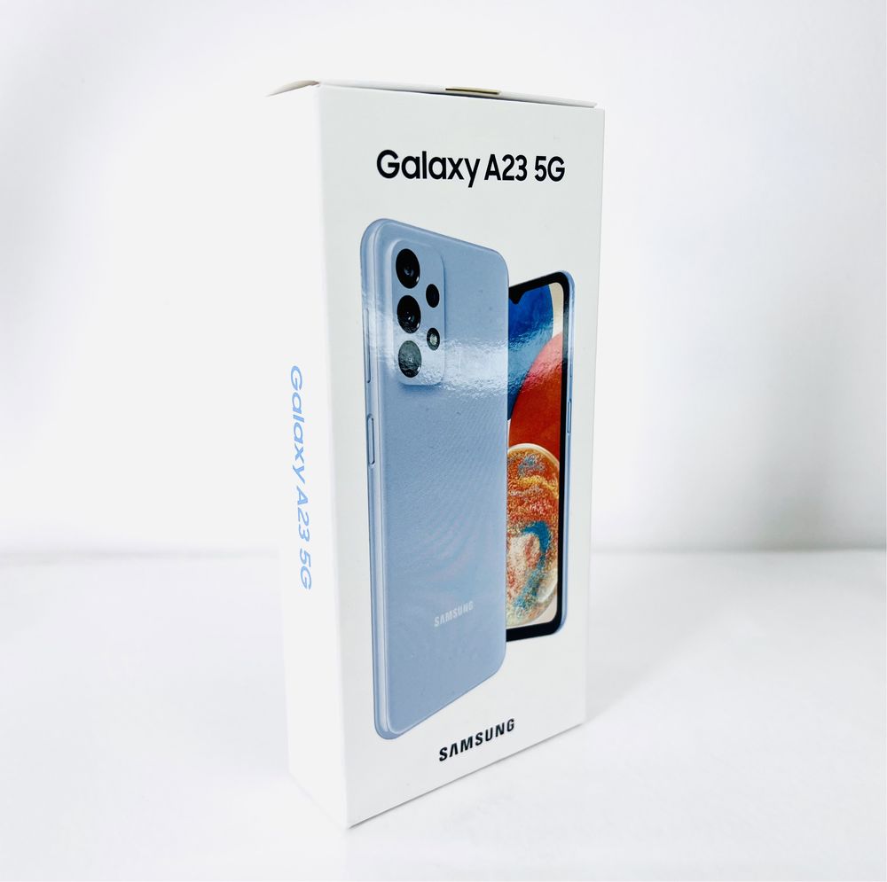 НОВ! Samsung Galaxy A23 5G 128GB 4RAM Light Blue 2г. Гаранция!