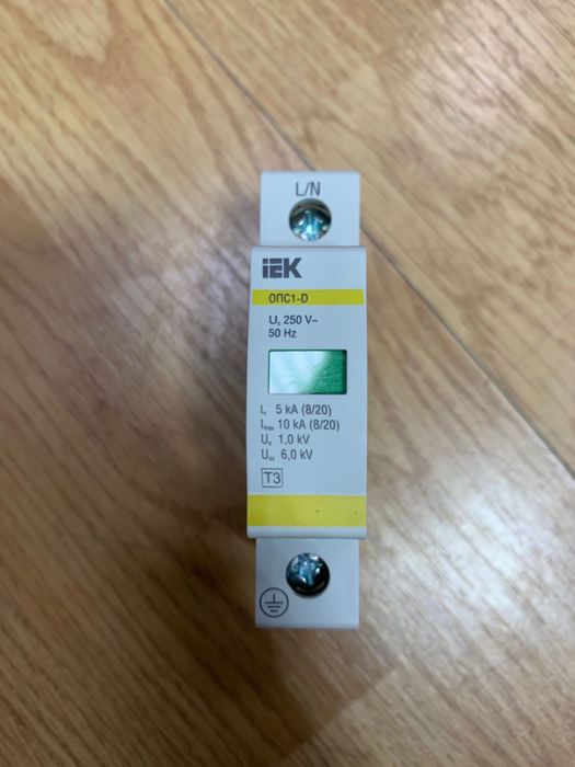 IEK ограничитель импульсного перенапряжения 1P 16 A, 10 кА, 230 В