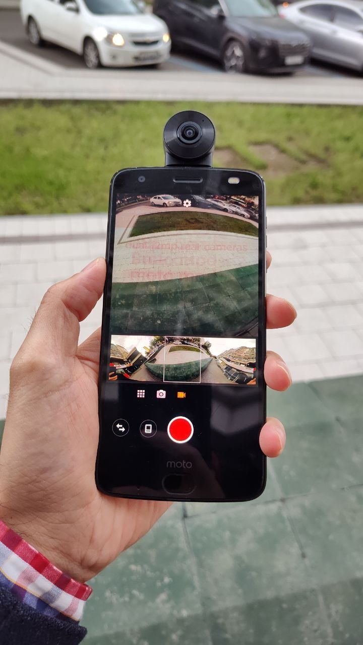 360 камера + Смартфон Motorola снимай на камеру 360 видео рыбий глаз