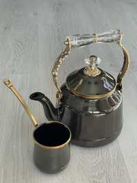 Set ceainic vintage si ibric cafea Karaca